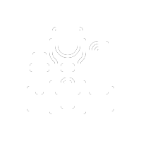 A line icon of a tool for website design on a green background.